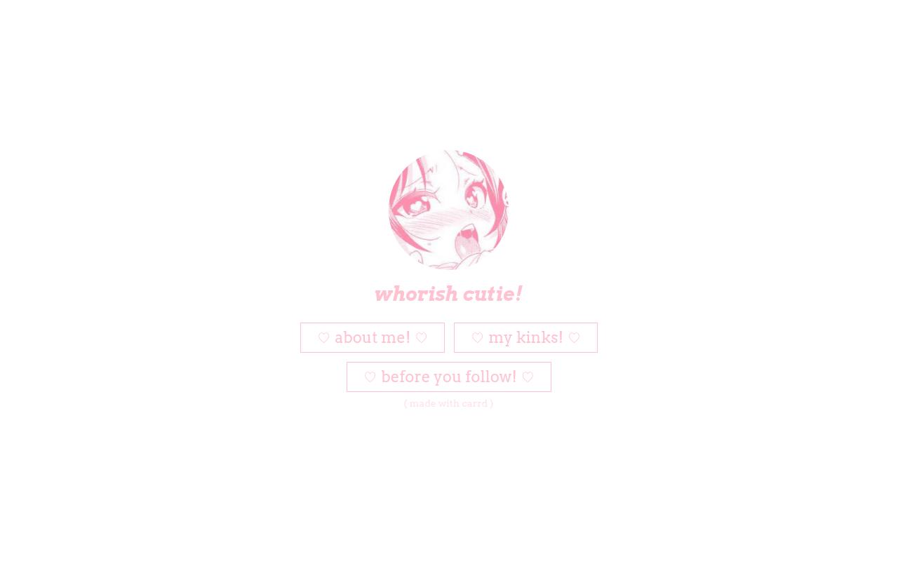 Carrd profile picture for @pervert